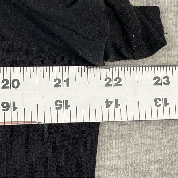 PerSception Concepts Womens Black Short Sleeve Tapered 2 Button V Neck Blouse XL - Picture 6 of 10